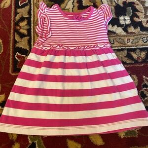 18M Pink Striped Dress